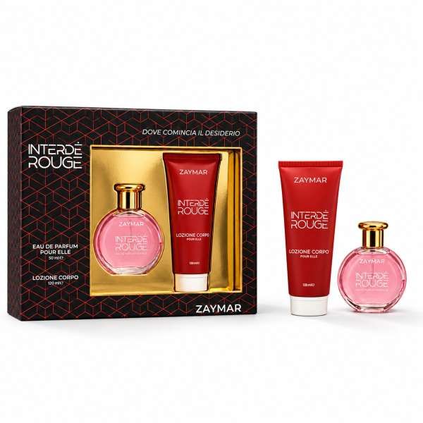 ZAYMAR Zaymar Cofanetto Interde Rouge Pour Elle Eau de Parfum 50 ml - 2pz - MegaPrezzo