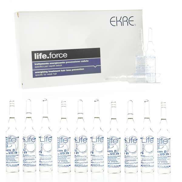 Ekre Life Force Trattamento Anti Caduta - 10 Fiale