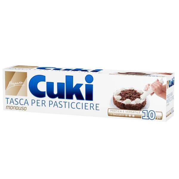 Cuki Tasca Pasticciere con 3 Beccucci - 10pz
