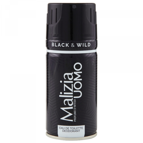 MALIZIA Malizia Deodorante Uomo Black Wild - 150ml - MegaPrezzo