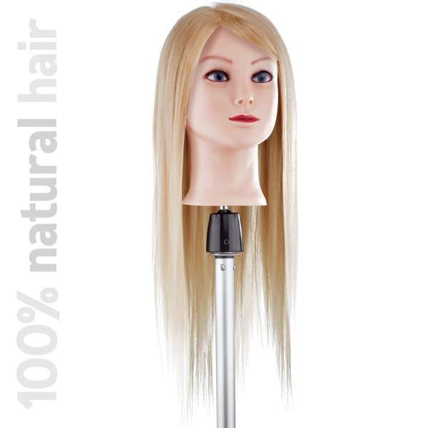 Testina Studio Capelli Naturali 55cm - Biondo Extra Lungo
