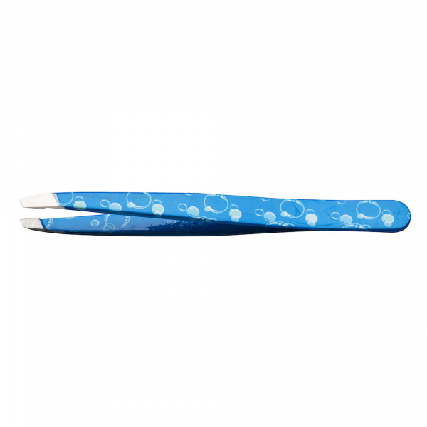 ESTAS Estas Pinzetta Inox Obliqua - Bolle Blu - MegaPrezzo