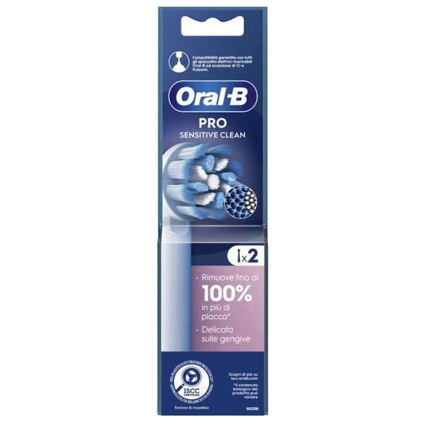 Oral-B Testine di Ricambio Pro Sensitive Clean - 2pz