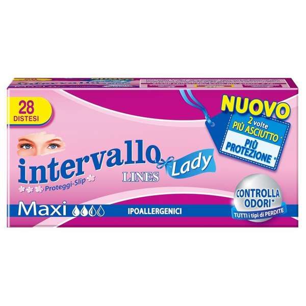 LINES Lines Intervallo Lady Assorbenti Maxi - 28pz - MegaPrezzo