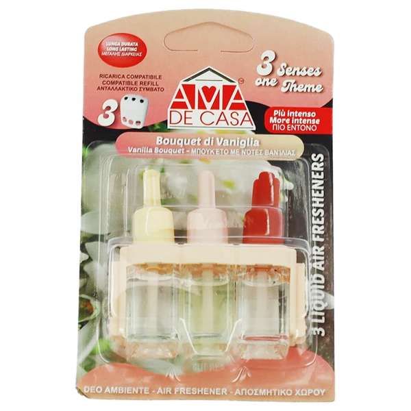 Ama de Casa Deodorante Ambiente 3Volution Ricarica - Bouquet di Vaniglia