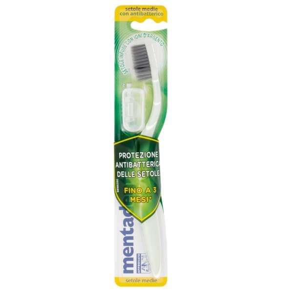 MENTADENT Mentadent Spazzolino Antibatterico - Medio - MegaPrezzo