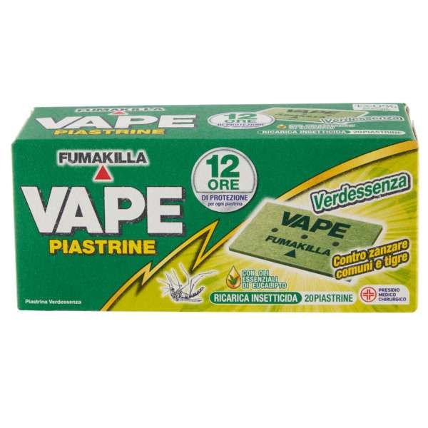 Vape Piastrine Antizanzare 20pz - Verdessenza