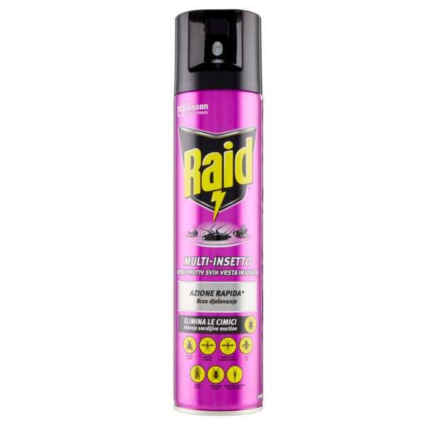 Raid Insetticida Spray Multi Insetto - 400ml