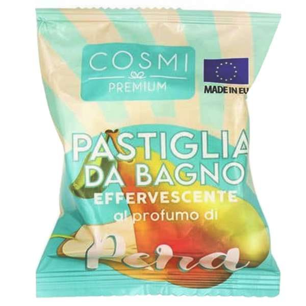 COSMI ITALIA Cosmi Pastiglia da Bagno Effervescente - Pera - MegaPrezzo