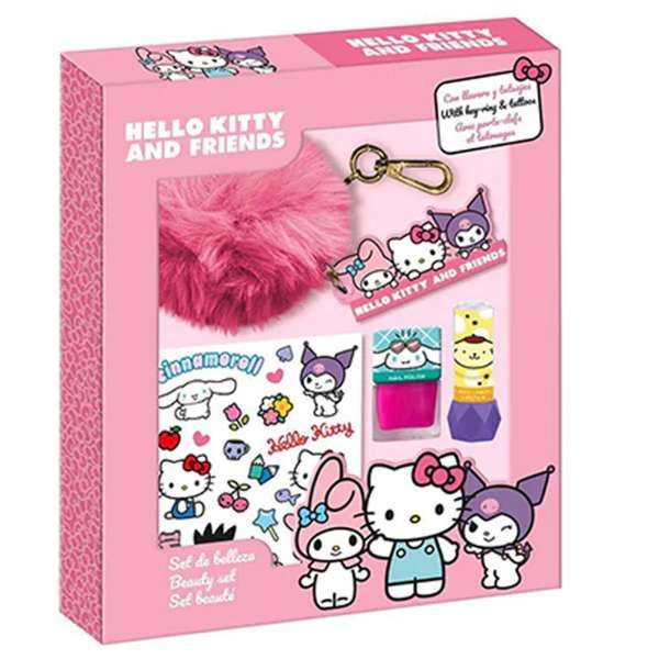 KIDSOAP Hello Kitty Cofanetto Nail Art con Portachiavi - MegaPrezzo