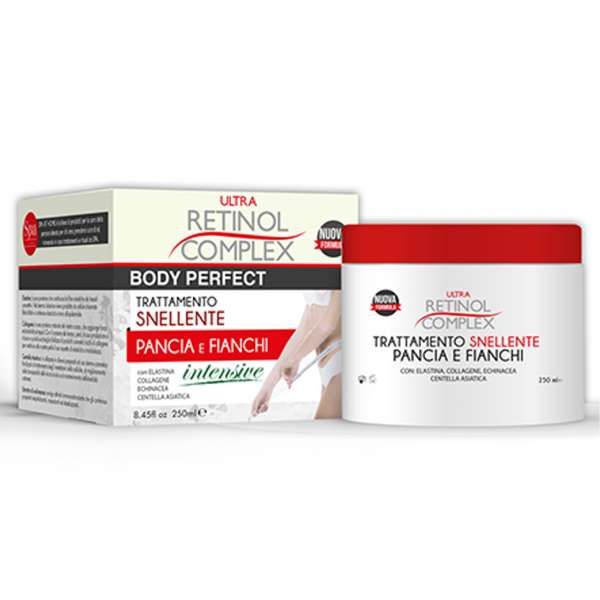 RETINOL COMPLEX Ultra Retinol Complex Trattamento Snellente Pancia e Fianchi - 250ml - MegaPrezzo
