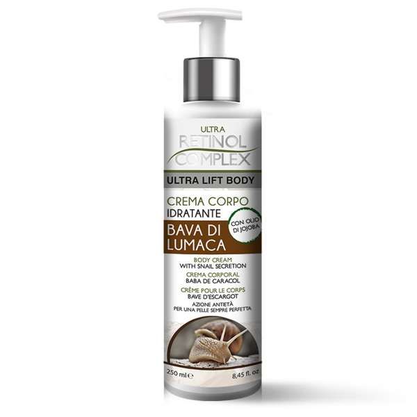 RETINOL COMPLEX Ultra Retinol Complex Crema Corpo Idratante con Bava di Lumaca - 250ml - MegaPrezzo