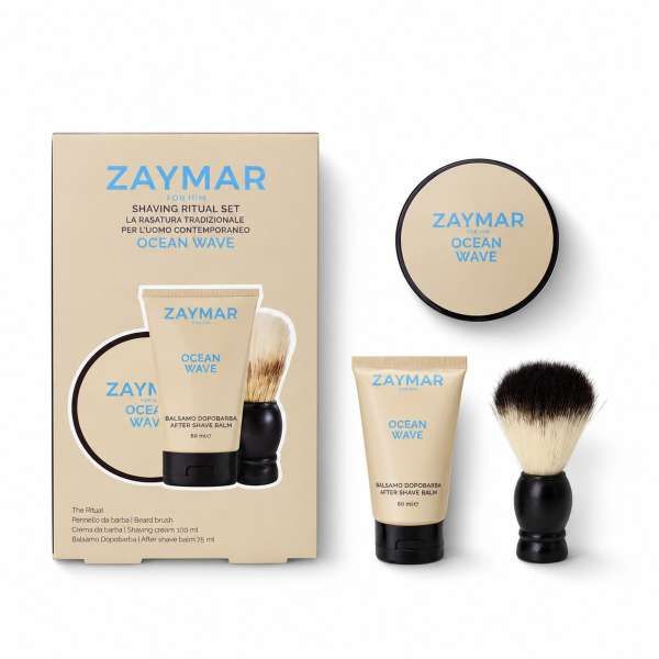 ZAYMAR Zaymar Cofanetto Shaving Ritual Ocean Wave - 3pz - MegaPrezzo