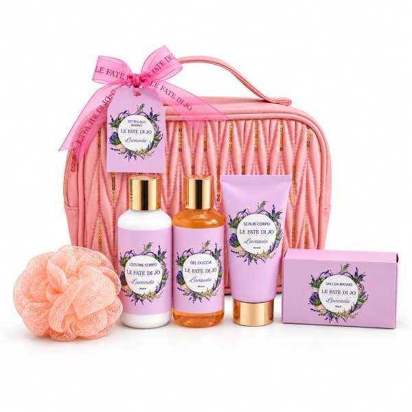 LE FATE DI JO Le Fate di Jo Cofanetto Lavanda Beauty Bag - 5pz - MegaPrezzo