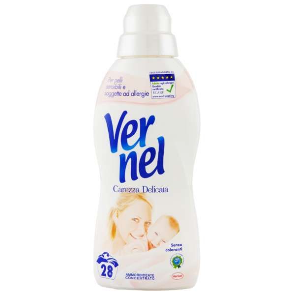 VERNEL Vernel Ammorbidente Concentrato 46 Lavaggi - Carezza Delicata - MegaPrezzo