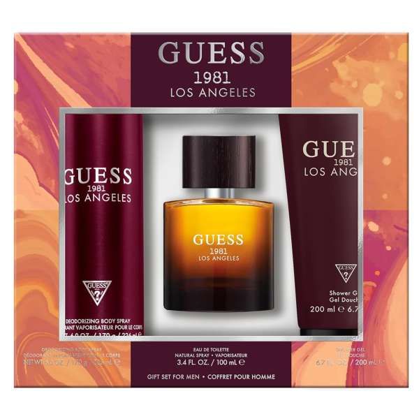 Guess 1981 Los Angeles Cofanetto con EDT Deodorante e Shower Gel