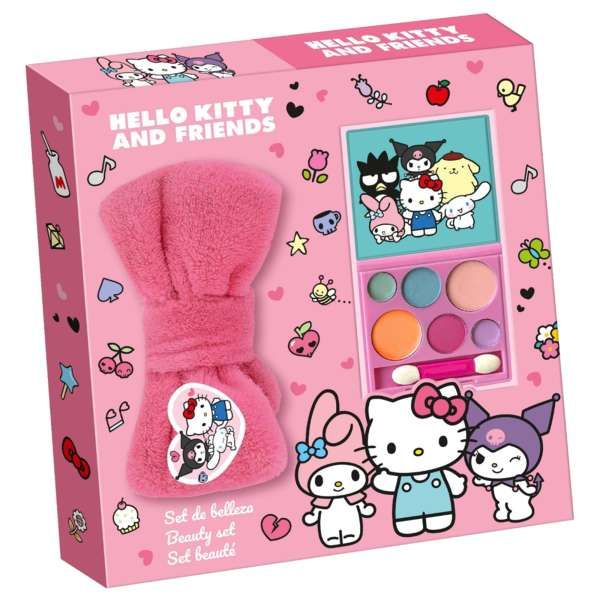 KIDSOAP Hello Kitty Cofanetto con Trucchi e Fascia per Capelli - MegaPrezzo