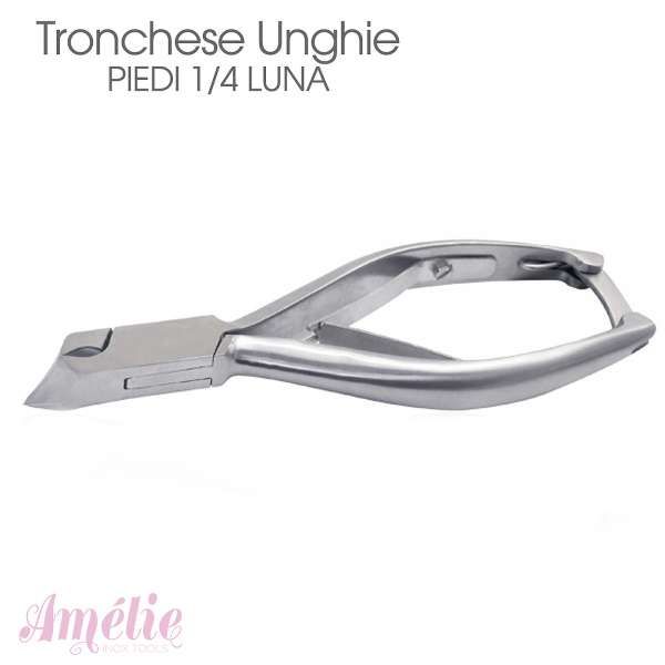 Amelie inox tools tronchese unghia piedi 1/4 luna