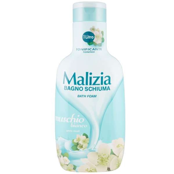 Malizia Bagno Schiuma 1000ml - Muschio Bianco