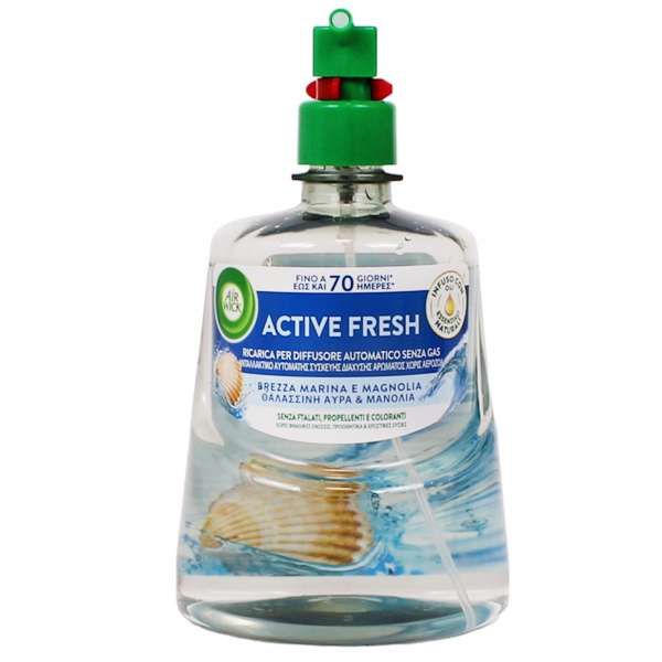 AIR WICK Air Wick Active Fresh Ricarica 228ml - Brezza Marina e Magnolia - MegaPrezzo