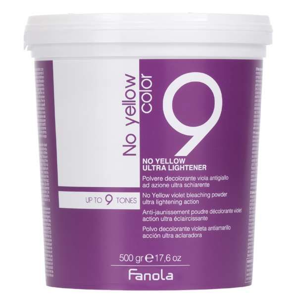 Fanola No Yellow Decolorante in Polvere Viola Antigiallo 9 Toni - 500gr
