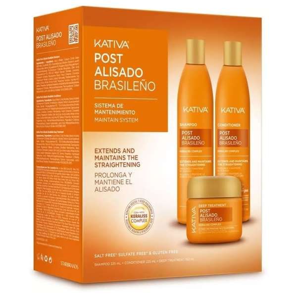 KATIVA Kativa Keratin Kit Post Stiratura Brasileno - MegaPrezzo