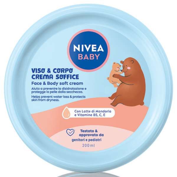 NIVEA Nivea Baby Crema Soffice Viso e Corpo - 200ml - MegaPrezzo
