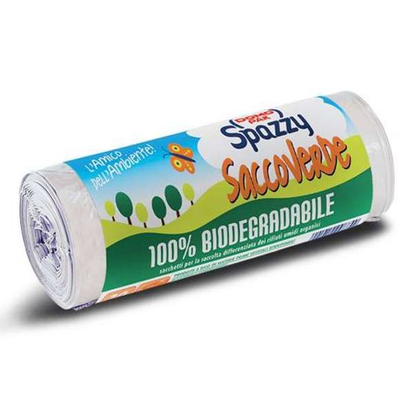 DOMOPAK Domopak Spazzy SaccoVerde Pattumiera 20pz - 20 Litri - MegaPrezzo