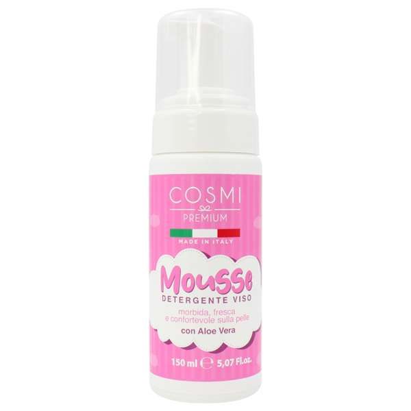 COSMI ITALIA Cosmi Mousse Detergente Viso 150ml - Aloe Vera - MegaPrezzo