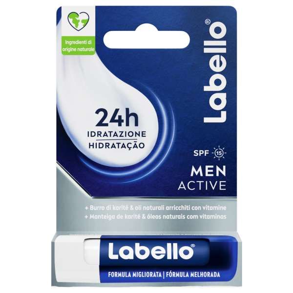 Labello Stick Labbra - Active for Men