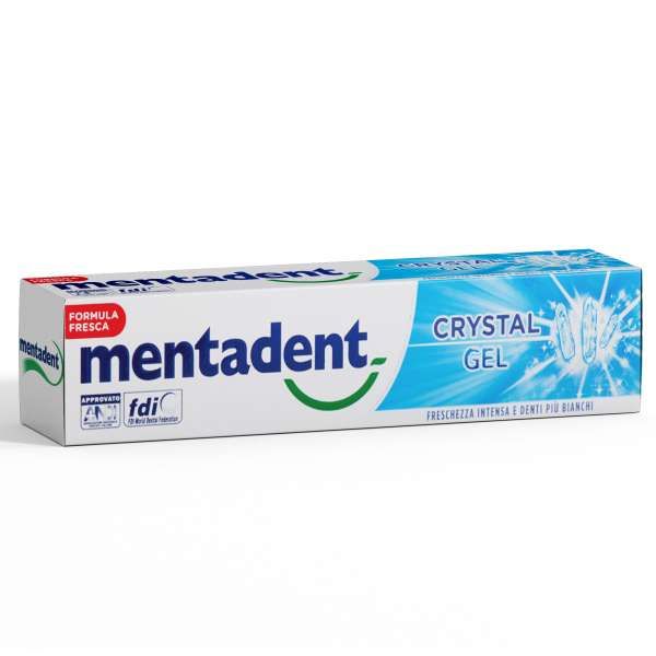 Mentadent Dentifricio Crystal Gel - 75ml