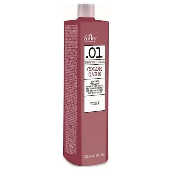 SILKY Silky Color Care Never Yellow Shampoo Anti Giallo - 1000ml - MegaPrezzo