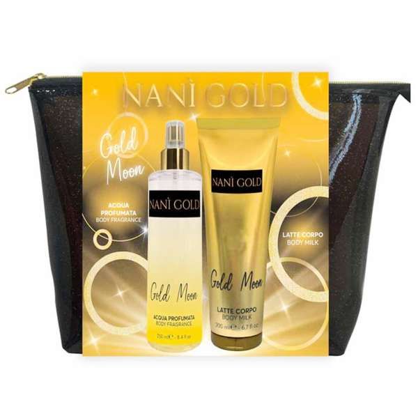 NANI Nanì Gold Cofanetto Gold Moon con Acqua e Latte Corpo - MegaPrezzo