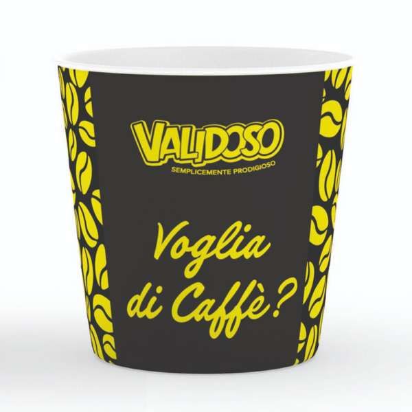Validoso Bicchierini per Caffè 75ml 50pz - Giallo