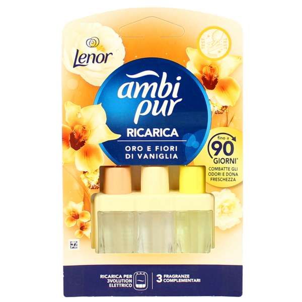 AMBIPUR Ambipur 3Volution Ricarica per Diffusore - Oro e Vaniglia - MegaPrezzo