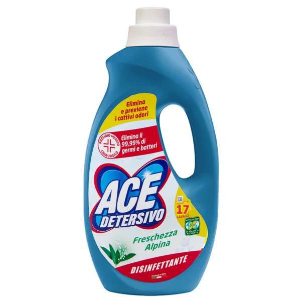 ACE Ace Detersivo Liquido Igienizzante 935ml - Freschezza Alpina - MegaPrezzo