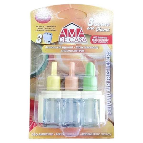 Ama de Casa Deodorante Ambiente 3Volution Ricarica - Armonia di Agrumi