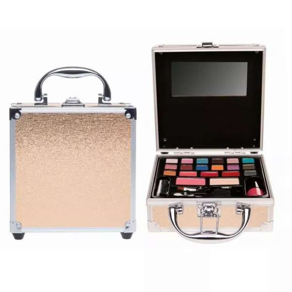 TREFFINA Casuelle Cosmetic Valigetta MakeUp - Champagne - MegaPrezzo