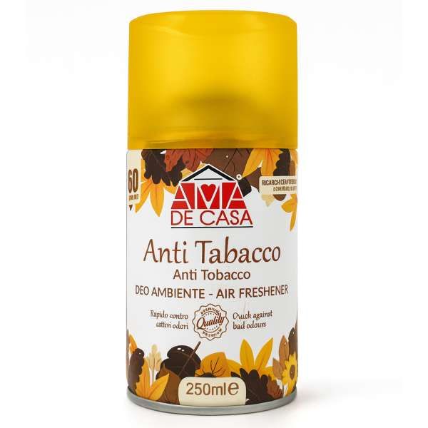 AMA DE CASA Ama de Casa Deodorante Spray Deo Matic 250ml - Anti Tabacco - MegaPrezzo
