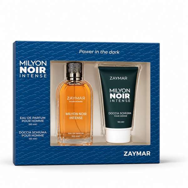 ZAYMAR Zaymar Cofanetto Milyon Noir Intense Pour Homme Eau de Parfum 100 ml - 2pz - MegaPrezzo