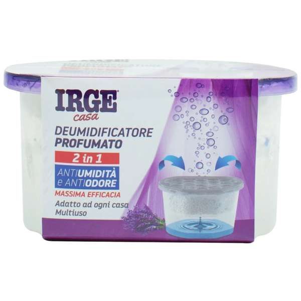 IRGE Irge 2in1 Assorbi Odori e Umidità 400ml - Fragranze Miste - MegaPrezzo