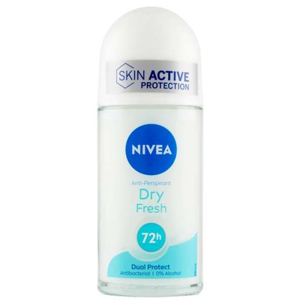 NIVEA Nivea Deodorante Roll-On Dry Fresh - 50ml - MegaPrezzo