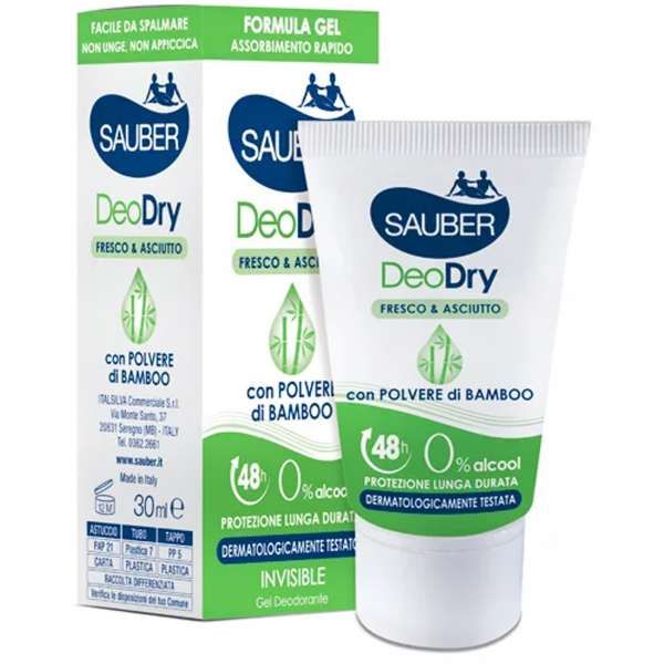 Sauber DeoDry Deodorante in Crema - 30ml