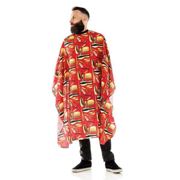XANITALIA Mantella da Taglio con 6 Bottoni - Twist Red - MegaPrezzo
