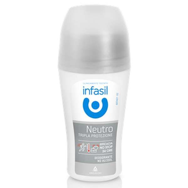 INFASIL Infasil Deodorante Roll-On Neutro Tripla Protezione - 50ml - MegaPrezzo