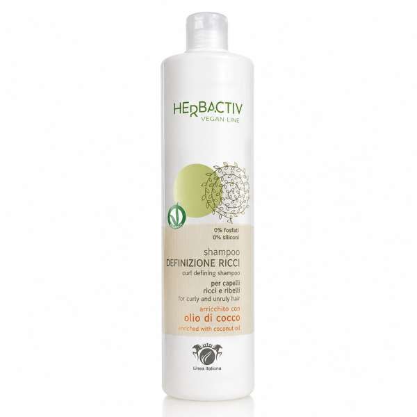 LINEA ITALIANA Herbactiv Vegan Line Shampoo Definizione Ricci - 500ml - MegaPrezzo