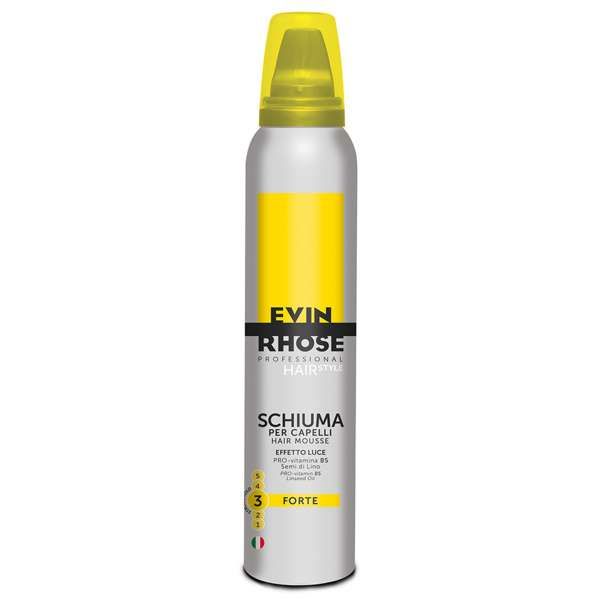 Evin Rhose Mousse Effetto Luce Tenuta Forte - 300ml
