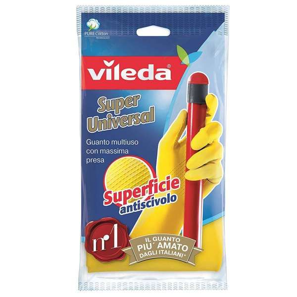 Vileda Guanti Super Universal Lattice 1pz - Piccola