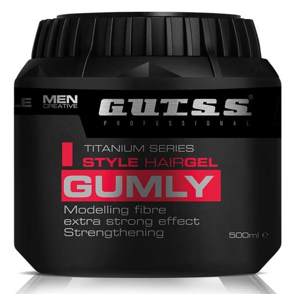 Gutss Titanium Style Hair Gel 500ml - Gumly