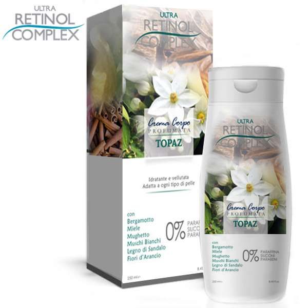 RETINOL COMPLEX Ultra Retinol Complex Crema Corpo Profumata 200ml - Topaz - MegaPrezzo